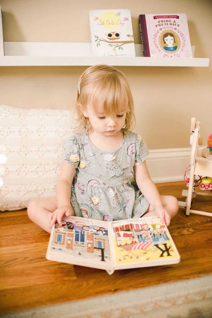 Child Reading. Abbie Franz Photography