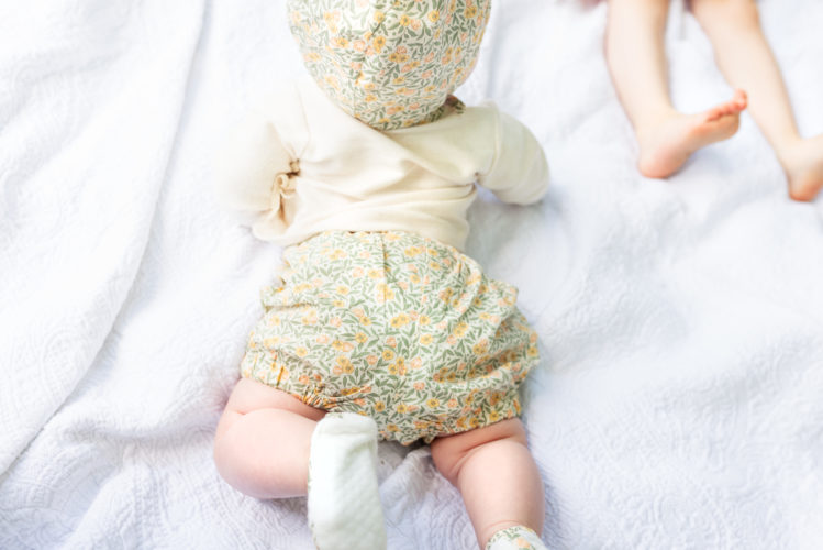 Baby Day Wear ...Bloomers, wrap Top, bonnet from Baby Beau & Belle
